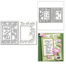 New Layer Flower Leaf Stencil Frame 2020 Metal Cutting Dies for DIY Scrapbooking and Card Making Decor Embossing Craft No Stamps 2024 - buy cheap