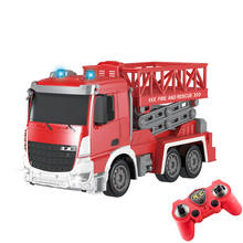 RC camión cargadora de ruedas buldózer con Control remoto 6CH 4WD cargadora de ruedas de Metal ingeniero de la construcción de los vehículos para los niños Hobby juguetes regalos 2024 - compra barato