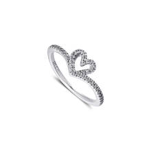 Sparkling Wishbone Heart Ring 925 Sterling Silver Jewelry Rings for Women 2021 Valentine's Wedding Ring Gift For Friends 2024 - buy cheap