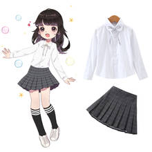 Children Pleat Skirt Harajuku Preppy Style Plaid Skirts Mini Cute Japanese School Uniforms Ladies Jupe Kawaii Skirt Saia Faldas 2024 - buy cheap