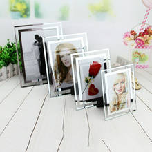 Hot Selling Crystal Glass Frame Table Certificate A4 Creative Photo Frame Album High Quality Home Decoration Glass Picture Frame 2024 - buy cheap