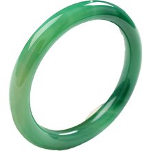 KYSZDL Brazil natural Green chalcedony round bangle Women Green manao bracelet jewelry gift wholesale 2024 - buy cheap