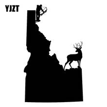 YJZT 11CM*18.1CM Bow Hunter Hunting State Decoration Decals Vinyl Car Stickers Interesting C31-0553 2024 - buy cheap