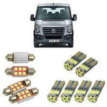 Luzes de carro conduzidas interiores para volkswagen crafter 30-50 caixa 2e crafter ônibus sy acessórios do carro luz da placa de licença 6pc 2024 - compre barato