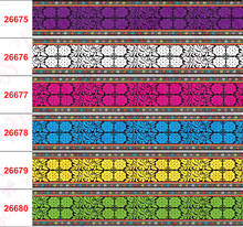 16mm-75mm serie de flores Retro impreso Grosgrain/Foe cinta rosa DIY boda fiesta Festival día lazo 50 yardas/rollo 2024 - compra barato