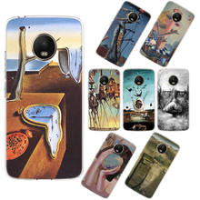 Модный чехол для телефона Salvador Dali Art для Motorola MOTO G7 Power G5 G5S G6 E4 E5 E6 Plus G4 Play, чехол для телефона 2024 - купить недорого