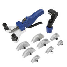 Dobrador de tubos manual, kit de ferramentas para dobrar tubo de cobre, de ar condicionado, 5-12mm 2024 - compre barato