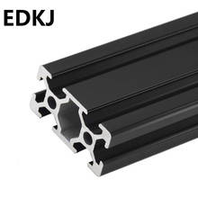 100-700mm Arbitrary cutting European standard black 2040v-slot industrial aluminum profile Aluminum alloy profile 2024 - buy cheap