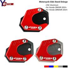 Red Side Stand Support Pad For HONDA CBR650R CB650R Neo Sports Cafe 2019-2020 CBR 650 R CNC Motorcycle Side Stand Enlarge Plate 2024 - buy cheap