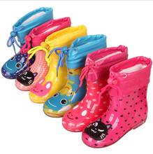Sapatos para crianças, sapatos clássicos para crianças, sapatos de borracha pvc com desenho animado, sapatos infantis para água, botas de chuva à prova d' água 2024 - compre barato
