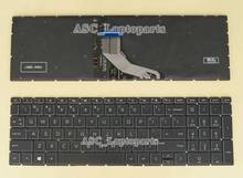 NEW US QWERTY Keyboard For HP Pavilion Gaming 15-ec 15Z-EC000 15-EC0001CA 15-EC0003CA 15-ec0001nq 15-ec0003nq BACKLIT White Side 2024 - buy cheap