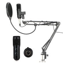 BM 900 Condenser USB Microphone Studio With Stand Tripod Pop Filter Mic For Computer Karaoke PC Adjustable volume BM 800 2024 - buy cheap