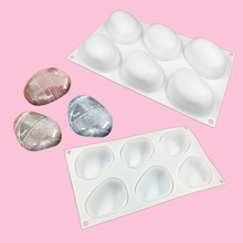 Molde de silicone em forma de pavio com 6 cavidades, para bolo, sobremesa, pudim, chocolate, mousse, confeitaria, ferramentas de cozinha 2024 - compre barato