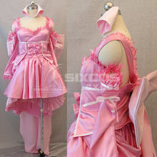 Roupa chobits chi para cosplay, fantasia fashion rosa de anime, vestido deslizante feminino, roupa de dramatização para festa, alta qualidade, personalizada 2024 - compre barato