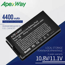 Bateria de laptop apexway para asus drive f80, f80cr, f80s, f81, f81e, f81se, f83, f83cr, f83s, f83se, f83t, f83v, f83vf, k41, k41e 2024 - compre barato