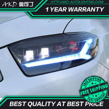 AKD estilo de coche para luces delanteras de Toyota Highlander 2007-2011 Kluger LED faro DRL alta baja y haz linterna LED para cabeza Accesorios 2024 - compra barato