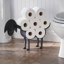 Suporte decorativo de papel higiênico de ovelha, armazenamento sem suporte para tecido de banheiro 2024 - compre barato