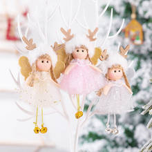 Presente de ano novo 2021, boneca fofa de anjo, árvore de natal, ornamento, decoração natal para casa, natal, natal, 2020, presente para crianças 2024 - compre barato