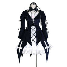 Хэллоуин Rozen Maiden Suigintou Косплей Костюм бальное платье с бриллиантами на заказ 2024 - купить недорого