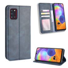 For Samsung Galaxy A31 Case Premium Leather Wallet Leather Flip Case For Samsung A31 A 31 GalaxyA31 Case 6.4" 2024 - buy cheap