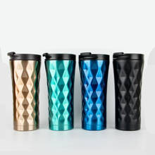 500ml Stainless Steel Water Bottle Tumbler Vacuum Double Wall Insulation Travel Mug Coffee Cup Thermos Bottle Car Cup Drinkware 2024 - купить недорого