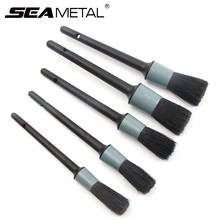Car Detailing Brush Cleaning Natural Plastic Hair Brushes Auto Detail Tools Product 5Pcs Wheel Dashboard Car-styling Accessories 2024 - buy cheap