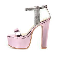 Sexy Platform Gladiator Sandals Women High Heels Summer Shoes Woman Sandals Large Size 45 47 Luxury Stripper Heels Shoes Female 2024 - buy cheap
