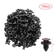 100Pcs Hole Bumper Hood Fender Splash Guard Retainer Clips Fasteners Rivets Car Fastener Cover Trim Clip Automotive Buckle 2024 - buy cheap