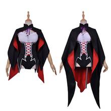 Anime re: a vida em um mundo diferente de zero rem ram cosplay traje de halloween mulher trajes traje + capa de sapato 2024 - compre barato