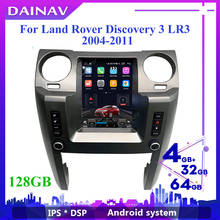 Sistema de navegação para autos, android 10.0, tela vertical, gps, rádio, dvd, multimídia, para land rover discovery 3 lr3 2005-2012 2024 - compre barato