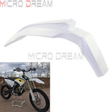 White Plastic Fender Dirt Bike Motocross Mudguard For 125 250 300 350 400 450 500 EXC SX XC SXF XCF XCW XCFW EXCF 2024 - buy cheap