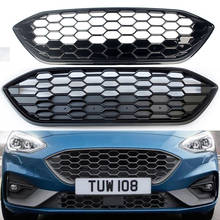 Front Bumper Grill Upper Grille Fit For Ford Focus ST-Line MK4  2019 MATTE GLOSSY Black 2024 - buy cheap