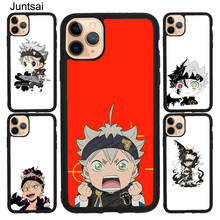 Cute Asta Black Clover Case For iPhone XR X XS Max SE 2020 6S 8 7 Plus 12 13 mini 11 Pro Max Coque Capa 2024 - buy cheap