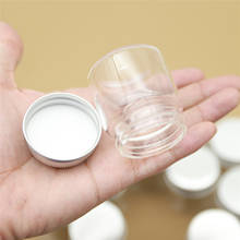 12 pieces 47*50mm 50ml Spice Glass Bottle With Silver Screw Cap Tiny Jars Vials DIY Craft Transparent jars mini bottles 2024 - buy cheap