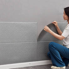 Papel de parede de tijolos 3d, peças, impermeável, adesivo decorativo autocolante para sala de estar, quarto, mural, fundo 2024 - compre barato