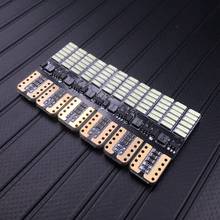 Лампа для чтения, 6 шт., T10, светодиодные лампы Canbus, 4014, 24 Smd, 194, W5W, 24 светодиода, Canbus 2024 - купить недорого