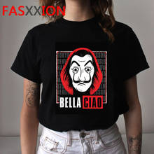 La Casa De Papel Money Heist the House of Paper Bella Ciao t-shirt women couple clothes japanese harajuku t-shirt t shirt 2024 - buy cheap