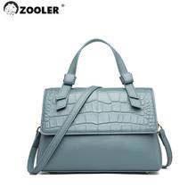 Limitado! Apresse-se para comprar! Zooler exclusivamente couro genuíno bolsas de ombro femininas bolsa de couro macio senhoras saco # sc693 2024 - compre barato