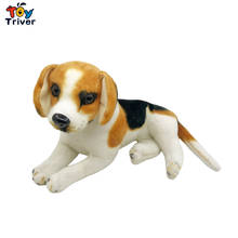 Simulation Beagle Dog Puppy Plush Toys Triver Stuffed Animals Doll Baby Kids Children Birthday Gift Room Decoration Model Crafts 2024 - buy cheap