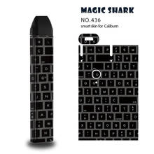 Magic Shark Fish Statue of Liberty Keyboard Stereo PVC 2.5D Sticker Cover Case Wrap Film for Uwell Caliburn 2024 - buy cheap