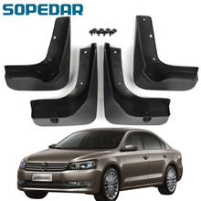 SOPEDAR Auto Mudguard Front Rear Mud Flaps Flares Fender For VW Passat B7 2011-2015 Auto Splash Guards Accessories 2024 - buy cheap