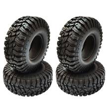 4PCS 112mm Rubber 1.9 Inch Wheel Tire Tyre for 1:10 RC Crawler Car Axial SCX10 90046 AXI03007 Traxxas TRX4 D90 D110 TF2 2024 - buy cheap