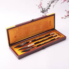 3pcs/set Chinese Calligraphy Brush Multiple Hair Brush Pen For Chinese Freehand Painting Calligraphy Practice Writing Brushes 2024 - buy cheap