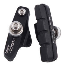 Pastilhas de freio para bicicleta 1 par, pastilhas de freio para bicicleta mtb, sapatos suporte de freio v, blocos de borracha duráveis, acessórios de ciclismo 2024 - compre barato