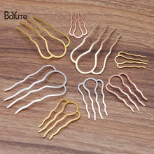 BoYuTe (10 Pieces/Lot) 46*26MM 65*35MM 49*87MM Brass Metal Hair Comb Materials Diy Handmade Hair Jewelry Accessories 2024 - buy cheap