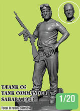 1/20  US Tank Commander stand   Resin figure Model kits Miniature gk Unassembly Unpainted 2024 - buy cheap