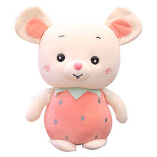 Muñeco de peluche de fruta de dibujos animados para niñas, juguete creativo de 35/45/55cm, mascota de rata, fresa, piña, pequeño ratón, regalo 2024 - compra barato