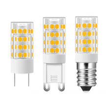 1Pcs Ceramic LED G9 G4 E14 LED Light AC 220V 3W 5W 7W 9W 12W 15W 18W LED Corn Bulb SMD 2835 Lamp For Crystal Chandelier Light 2022 - buy cheap