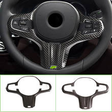 For BMW 5 Series G30 X3 G01 X4 G02 2018-19 ABS Car Steering Wheel Decorative Frame M Sports Sticker Car Interior Accessories 2024 - buy cheap