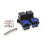 2 Set Car Motorcycle Boat Automotive 40A 12V 5Pin Relay Socket Terminals Kit - specifications